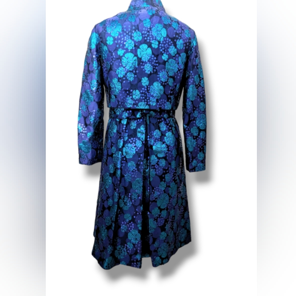 Vintage Oscar de la Renta Brocade evening dress - Picture 2 of 15